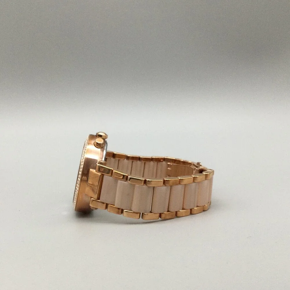 Michael Kors Parker Women Watch MK-5896 Rose Gold Tone BOX New Battery 7.25" - Picture 9 of 15